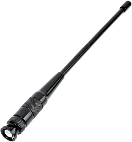 Miniatura 6 de Antena BNC HYS-701N de doble banda VHF/UHF 2M 70CM Antena para ICOM IC-A14 IC-V8 Vertex HX300 HX320 Kenwood TK100 TK200 Radio de mano (3 unidades)