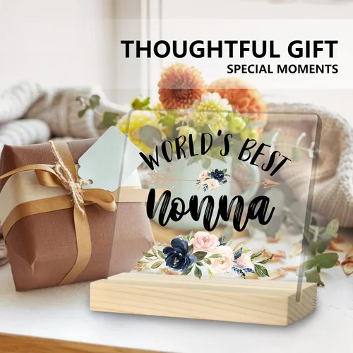 Miniatura 6 de Regalo de Grammy, regalos para abuela, placa acrílica del mejor Grammy del mundo, regalos para la mejor abuela, regalos de abuela para cumpleaños