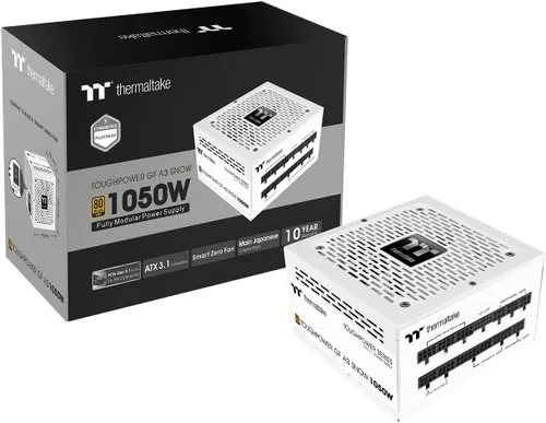 Miniatura 8 de Thermaltake Toughpower GF A3 850W, Conectores 450W reales de 12VHPWR en la fuente de alimentación y serie NVIDIA RTX 40, ATX 3.0/PCI-E 5.0, 80+