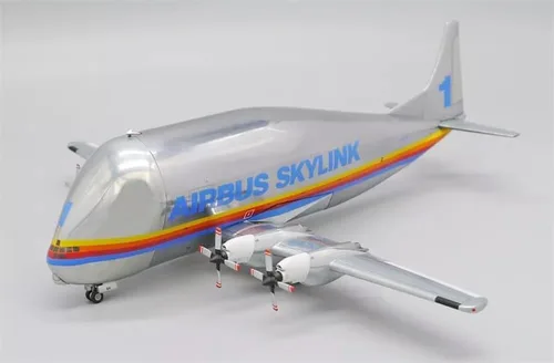 Miniatura 3 de Alas JC para aeronave AERO SPACELINES Super Guppy para Airbus SKYLINK 377SGT F-BTGV 1/200 DIECAST modelo preconstruido