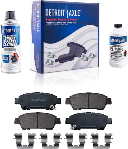 Miniatura 131 de Detroit Axle - Pastillas de Freno Delantero para Nissan Altima Maxima Sentra 350Z Cube Juke Versa INFINITI G20 G35 I30 I35 Suzuki SX4, Pastillas