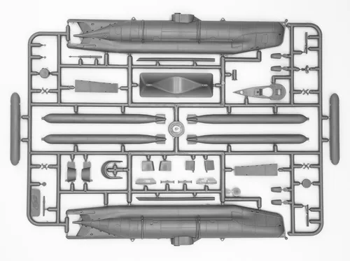 Miniatura 2 de ICM Modelos Early U-Boot Type XXVIIB Seehund Kit de construcción