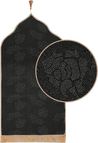 Miniatura 7 de Alfombra de oración musulmana, alfombra islámica para oraciones musulmanas, gran regalo de Ramadán para hombres musulmanes, mujeres, alfombra