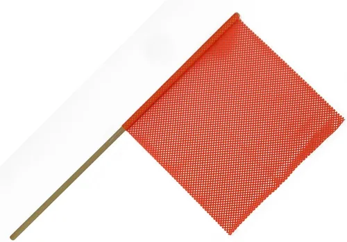 Miniatura 2 de Productos de advertencia de gran tamaño, bandera de advertencia de clavija, paquete de 12