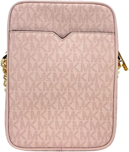 Miniatura 2 de Michael Kors Jet Set Travel Signature - Bolsa cruzada de PVC con logotipo mediano