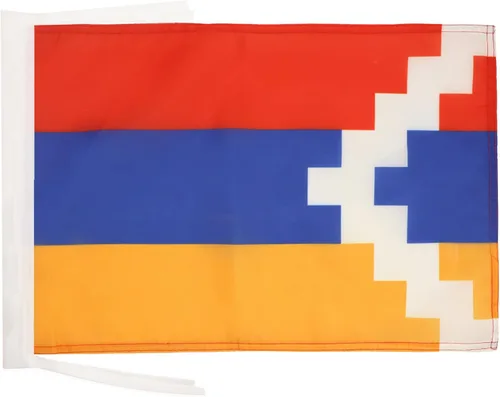 Miniatura 250 de Bandera de México AZ FLAG, 45.7 x 30.5 cm, con cordones - Pequeñas banderas mexicanas de 30 x 45 cm - Bandera de 45.7 x 30.5 cm