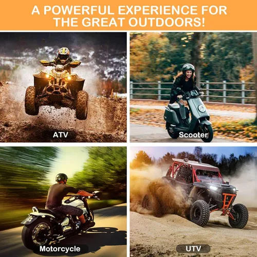 Miniatura 7 de Autocessking YTX14-BS Batería de Motocicleta 12V 12Ah, Batería AGM Sellada Recargable Libre de Mantenimiento Batería de Repuesto Powersport para ATV