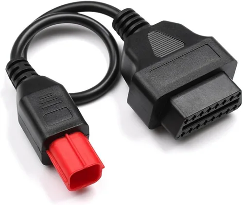 Adaptador Euro5 de 6 pines Motorrad para bicicleta, diagnosticar OBD motocicleta de 6 pines a OBD2 Algunos K-Line y CAN-BusKTM Moto Guzzi Piaggio