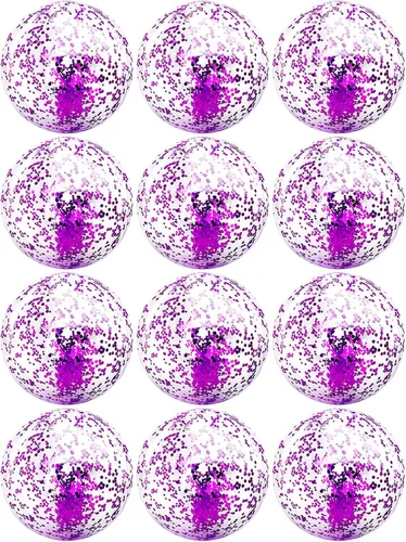 Miniatura 8 de TURNMEON Paquete de 12 pelotas inflables para playa, 16 pulgadas, con destellos, juguetes para piscina, playa, fiesta de verano en la piscina