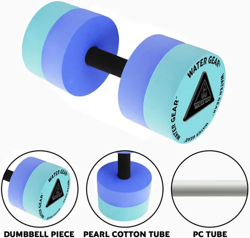 Miniatura 7 de Water Gear Campanas de resistencia - Fitness acuático y ejercicio de piscina - Entrenamiento intenso sin estrés adicional - Fácil en las Azul/Verde