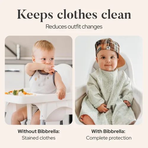 Miniatura 4 de Premium Baby Led Weaning Bib - Full Coverage with Lap Protection - Water-Resistant Long Sleeve Smock
