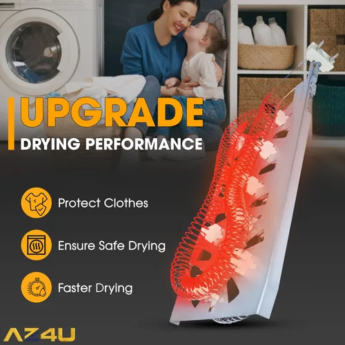 Miniatura 8 de AZ4U WP3387747 3387747 Elemento calefactor de secadora reemplaza WP3387749 3387749 3387748 W10832958 W10864898 W11344457 W11045584 y 279984 816