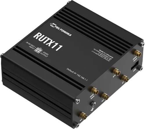 Miniatura 2 de Teltonika RUTX11 Industrial 4G LTE Router - Dual SIM, Gigabit Ethernet, Dual-Band WiFi, VPN & RMS Support (RUTX11100400)