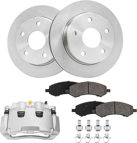 Miniatura 86 de Detroit Axle - Rotores de freno para Chrysler 200 2015 2016 2017, Rotores de freno de disco de reemplazo: 12.01" pulgadas delantero y 10.95