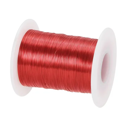 Miniatura 81 de MECCANIXITY - Alambre magnético de calibre 46 AWG - 0.04mm Hilo de cobre esmaltado - Bobina de alambre magnético de 14669 pies (4471m) - 50g Grado F