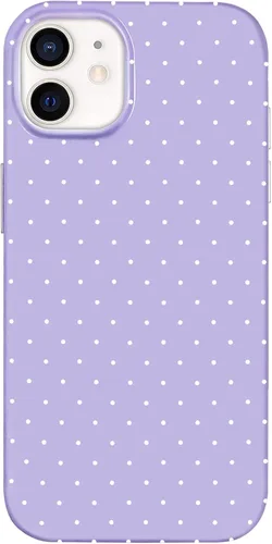 Miniatura 19 de Hython Funda para iPhone Air, diseño estético de lunares lindos, funda simple de 6.5 pulgadas, delgada, antiarañazos, parachoques de TPU suave, a