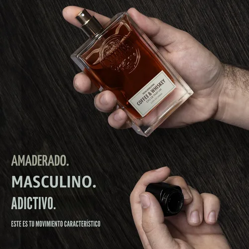 Miniatura 4 de Viking Revolution Colonia de café y whisky para hombre, Eau de Parfum, perfume terroso con notas de café tostado, whisky envejecido, sándalo, cedro