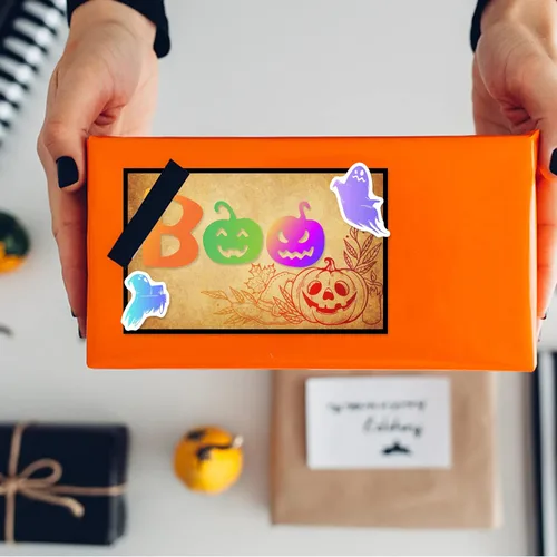 Miniatura 6 de ORIGACH Sellos transparentes y troqueles de corte, de calabaza de Halloween, de silicona, para hacer tarjetas, álbumes de recortes, manualidades, etc