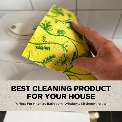 Miniatura 9 de Wettex El paquete original de 10 paños de cocina suecos para la cocina Reusable Paper Towels, Super Absorbent Sponge Cloths, Washable Dish Cloths