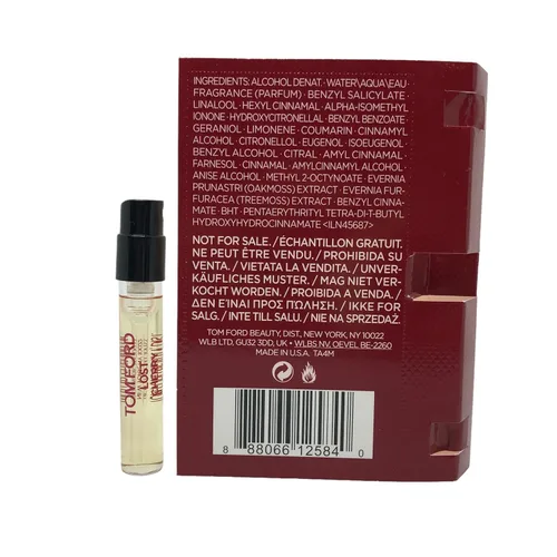 Miniatura 2 de Tom Ford Lost Cherry Sampler Spray Vial 0.05oz/ 1.5ml. Nuevo en tarjeta