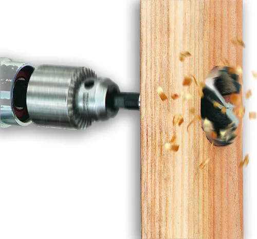 Miniatura 4 de IVY Classic 46120 Broca Forstner de 1-1/4 x 3-1/2", acero de alto carbono, vástago de 3/8", 1/tarjeta