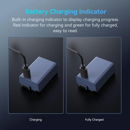 Miniatura 8 de SMALLRIG Batería de repuesto USB-C de 1250 mAh para Nikon EN-EL25, batería recargable de cámara para Nikon Z30 / Z50 / Z fc, carga rápida de 1.75
