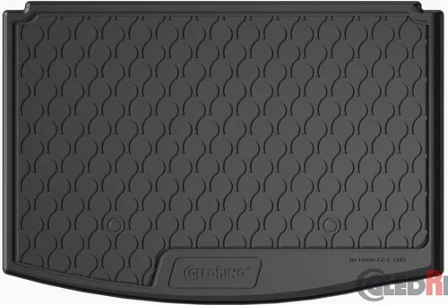 Gledring USA Tapetes de cajuela de goma personalizados para todo tipo de clima, diseñados para Mazda CX-3 2016-2022, sin necesidad de recorte,