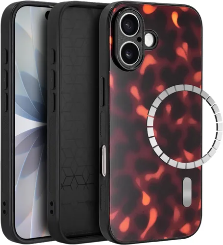 Miniatura 30 de Funda para iPhone 17 Pro, [Compatible con Magsafe] [Protección Completa de la Cámara], Cubierta Protectora Antichoque de Tortuga para Mujeres, Funda