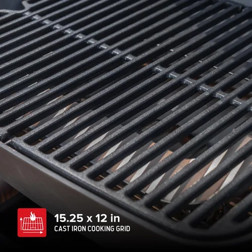 Miniatura 5 de Nexgrill Parrilla de gas propano portátil de 1 quemador con tapa, encendido piezoeléctrico, 10,000 BTU, 183 pulgadas cuadradas, parrilla de mesa