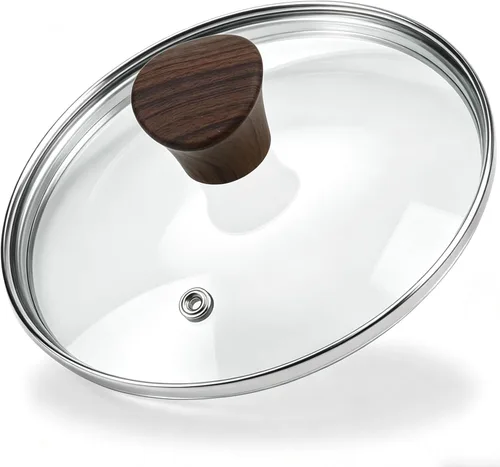 Miniatura 14 de Tapa de vidrio templado de 6 pulgadas, repuesto universal para olla y sartén para cocina en casa, cubierta de utensilios de cocina apta