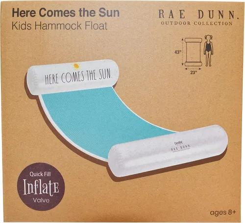 Miniatura 4 de Rae Dunn x CocoNut Float - Flotador de hamaca para niños, tamaño infantil, inflable, flotador de silla de montar y silla de descanso, versátil
