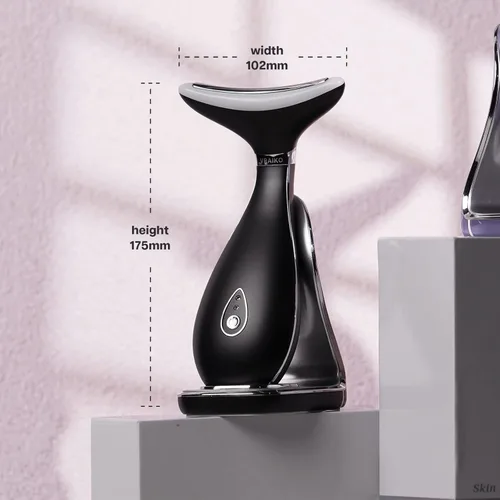 Miniatura 5 de VRAIKO Lily Masajeador de Cuello y Rostro, Herramienta para Esculpir la Cara, Dispositivo de Rejuvenecimiento de la Piel con Térmica, LED de Triple