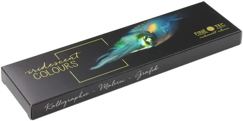 Miniatura 2 de Finetec, Artist Pearlescent, F5600, pintura de acuarela, varios colores nacarados, juego de 24