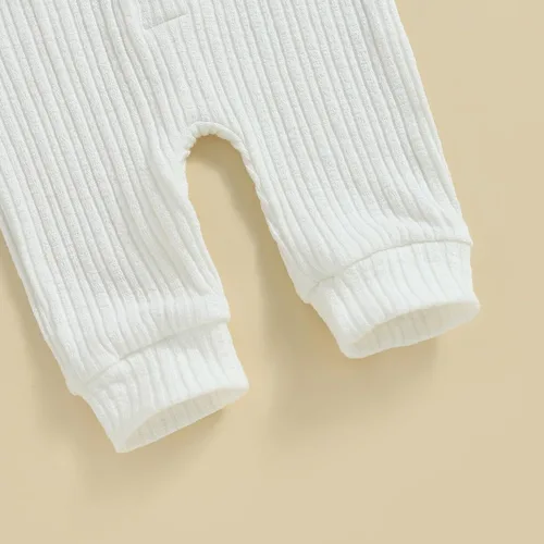 Miniatura 7 de Ropa de otoño para bebé, niña, niño, ropa de punto de manga larga, mameluco acanalado, overol de suéter de invierno para llegar a casa