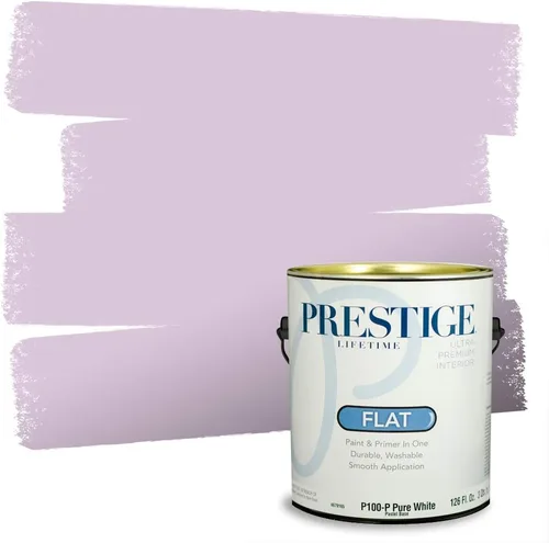 Miniatura 36 de PRESTIGE Pinturas de pintura interior e imprimación en uno, 1 galón, plano, combinación comparable de Sherwin Williams* Kimono Violet*