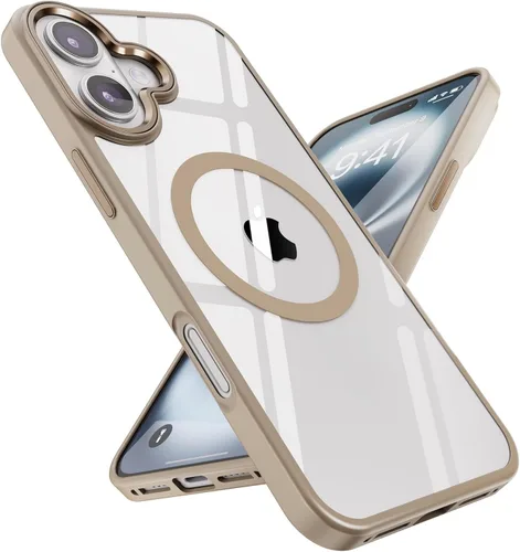 Miniatura 9 de SUCGLES Funda para iPhone 13 Pro Max con MagSafe, imán ultra fuerte N56, protección contra caídas de 12 pies, antiamarilleo, funda magnética