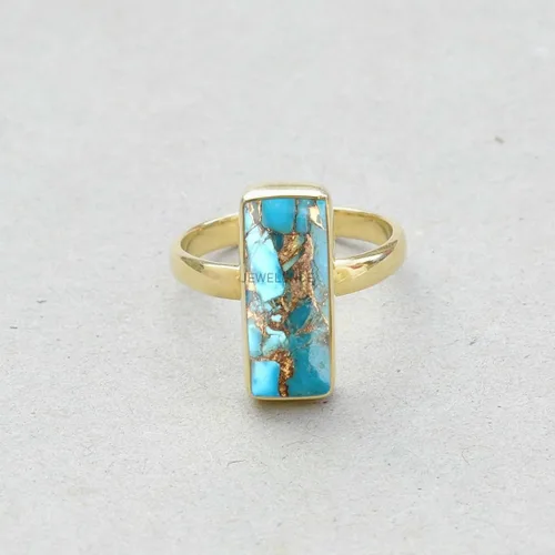 Miniatura 70 de Anillo de plata de ley maciza superpuesta de oro amarillo de 18 quilates para mujer, anillo de compromiso de plata esterlina, juego de bisel