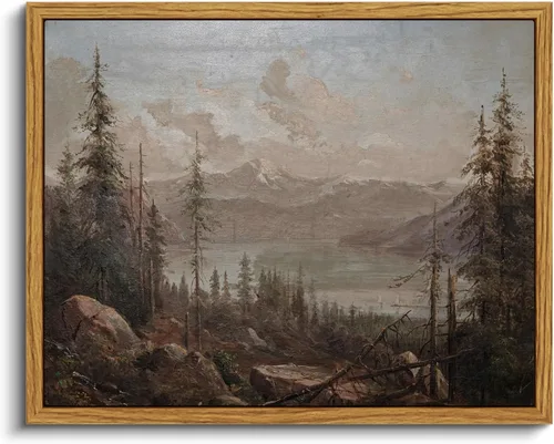 Miniatura 116 de VIYYIEA Arte de Pared en Lienzo Enmarcado Decoración del Hogar, Decoración de Granja Valles Ondulantes bajo Cielos Despejados Pintura de Pared