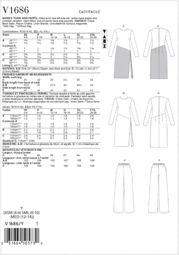 Miniatura 2 de Patrón Vogue L-XL-XXL, Varios