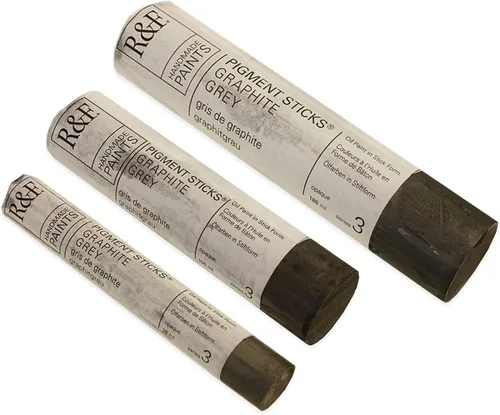 Miniatura 268 de Pinturas R&F Hechas a Mano - Palo de Pigmento al Óleo Profesional, Gris Neutro Medio, 188 ml