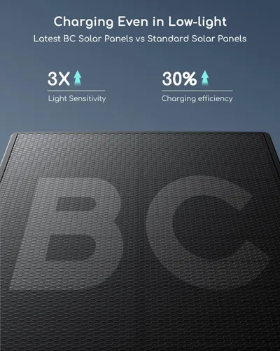 Miniatura 2 de Cámaras COOAU para seguridad del hogar, cámaras de seguridad solar inalámbricas de 2K 360° para exteriores, recargables en condiciones de poca luz