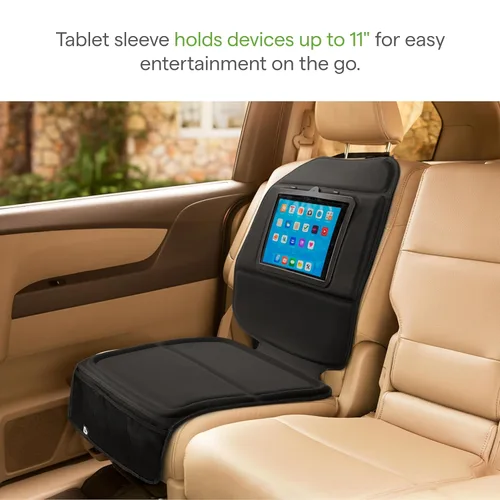 Miniatura 2 de Munchkin Funda para Asiento de Coche con Soporte para Tablet para Asientos de Coche Infantiles y Asientos Elevadores para Niños Pequeños, Protector
