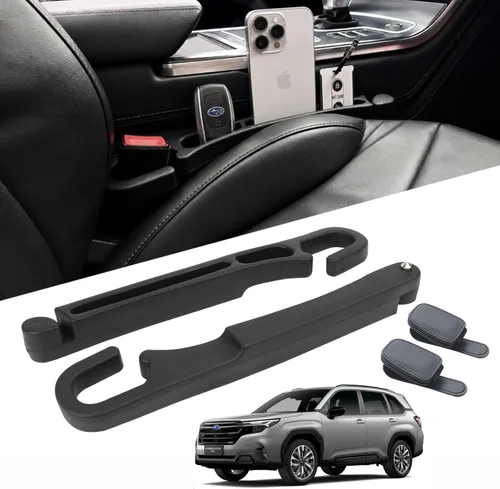 2 piezas de relleno de espacio para asiento de coche, receptor universal de consola para rellenar el espacio entre el asiento y la consola, evita