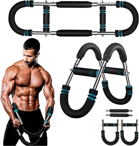 Twister - Entrenador de brazos, barra de entrenamiento de resorte ajustable de 60 a 100 libras, entrenador de brazos para hombres/mujeres, diseño