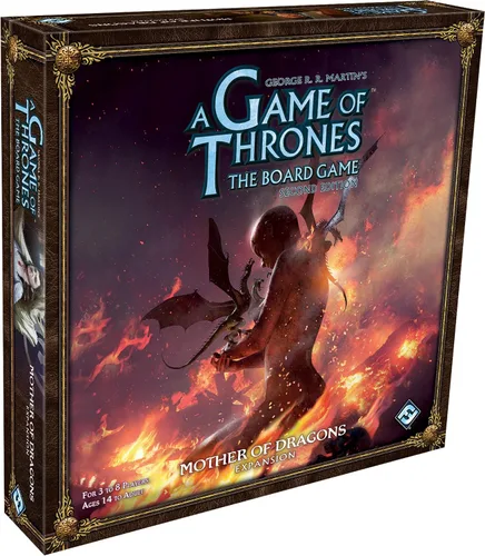 Asmodee Juego de Tronos El Juego de Mesa Expansión Madre de Dragones Juego de Estrategia para Niños y Adultos, a partir de 14 años, 3-8 jugadores,