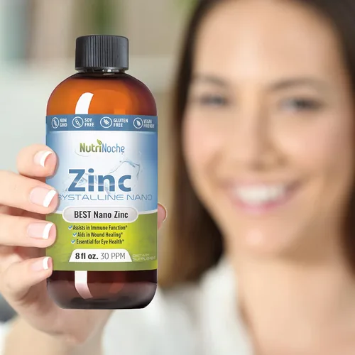 Miniatura 2 de NutriNoche Suplemento de zinc líquido cristalino puro - 30 PPM - Minerales coloidales