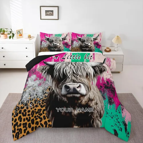 Miniatura 16 de Juego de ropa de cama personalizado con lentejuelas negras y doradas, tamaño individual, edredón de corazón dorado con purpurina para mujeres