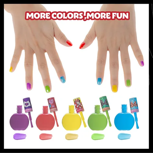 Miniatura 6 de Townley Girl Disney Minnie Mouse - Juego de 18 esmaltes de uñas despegables para niñas, colores brillantes y opacos, perfecto para cumpleaños de 3