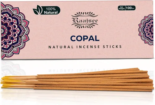 Miniatura 14 de Raajsee Varillas de incienso natural de flores de jazmín, paquete de 3.53 oz, 100% puro, orgánico, natural, enrollado a mano, libre de productos