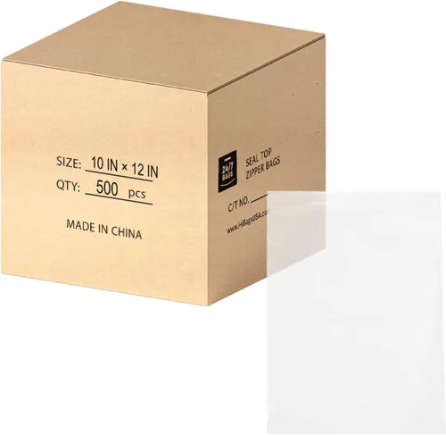 Miniatura 9 de Bolsas de plástico de polietileno transparentes con cierre de cremallera resellable de 6" x 9" (1000 bolsas) de 2 mil
